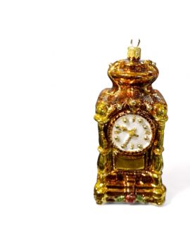 OZDOBA ŚWIĄTECZNA - ZŁOTY ZEGAR model I