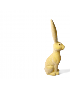 ZAJĄC KRÓLIK FLOKOWANY / WELUR model Va - kremowy