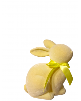 ZAJĄC KRÓLIK FLOKOWANY / WELUR model IX - kremowy