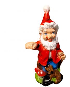 DUŻY KRASNAL LATARNIK Z PSEM model II