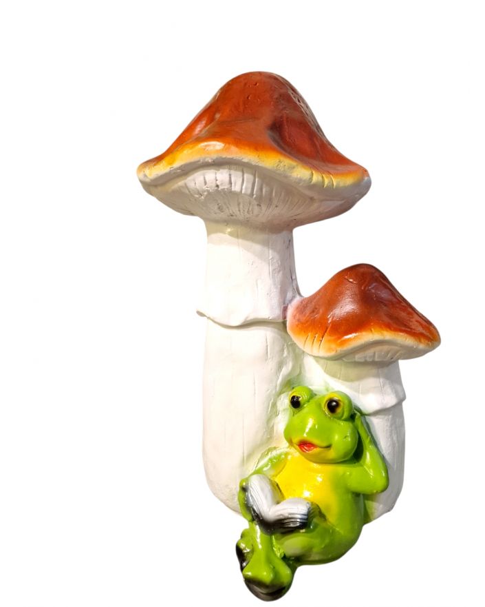 ŻABA Z KSIĄŻKĄ POD GRZYBKIEM model I