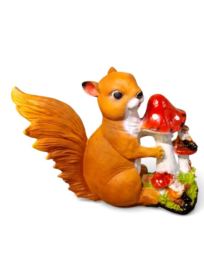 WIEWIÓRKA ZE SKRZATAMI NA MUCHOMORZE XL