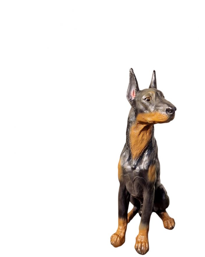 ŚREDNI SIEDZĄCY DOBERMAN model I