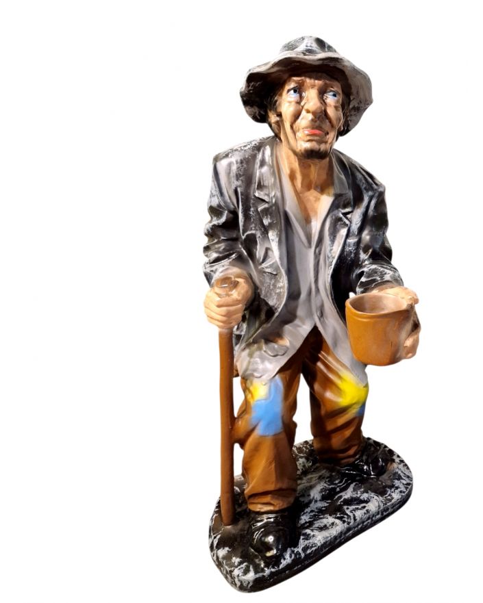 DUŻY ŻEBRAK Z KUBKIEM model II