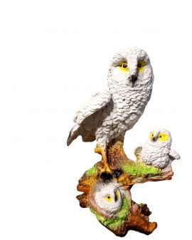 SOWA PUCHACZ model D - biała