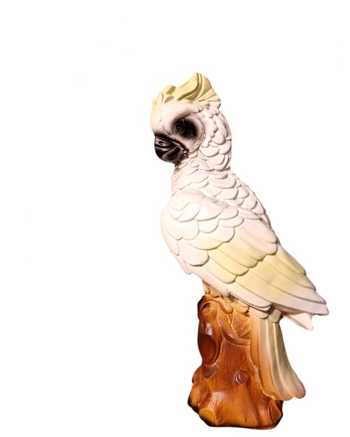 BIAŁA PAPUGA NA PNIU - KAKADU model II