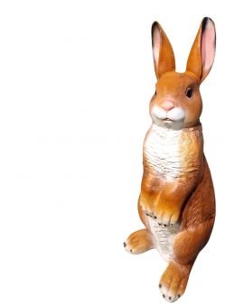 DUŻY STOJĄCY KRÓLIK / ZAJĄC XL model I - brązowy