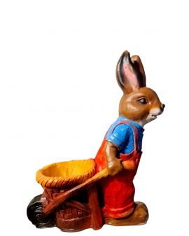 STOJĄCY KRÓLIK / ZAJĄC Z TACZKĄ