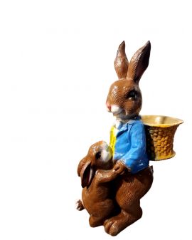 ZAJĄC / KRÓLIK Z KOSZEM I MŁODYMI model I