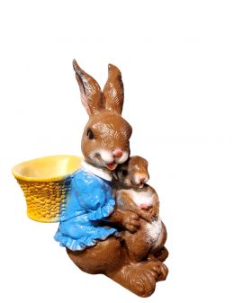 ZAJĄC / KRÓLIK Z KOSZEM I MŁODYMI model II