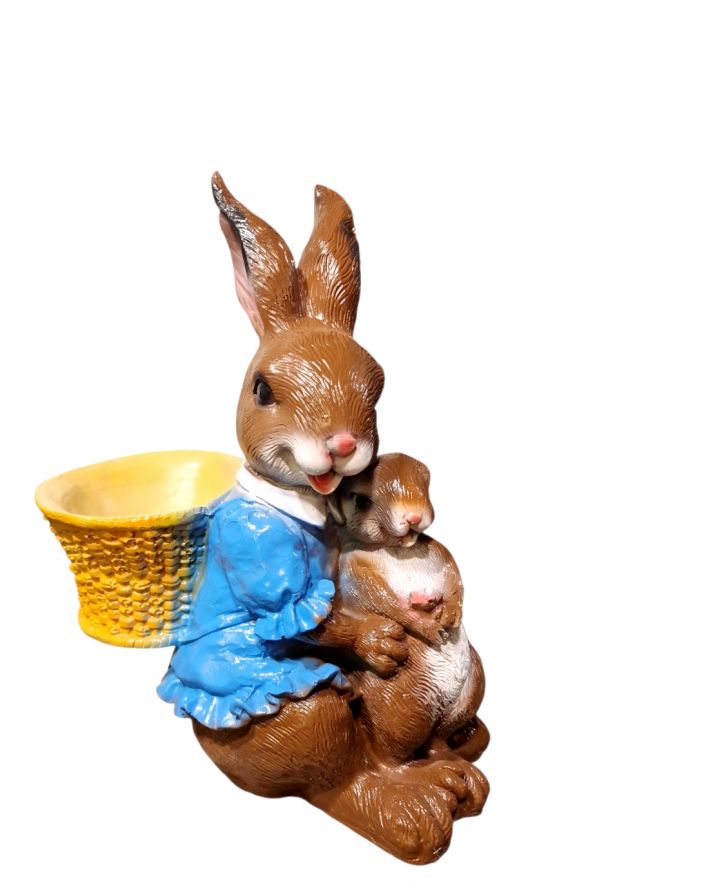 ZAJĄC / KRÓLIK Z KOSZEM I MŁODYMI model II