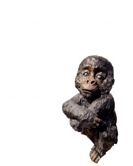 MAŁY GORYL MAŁPA SZYMPANS SIEDZĄCY model I