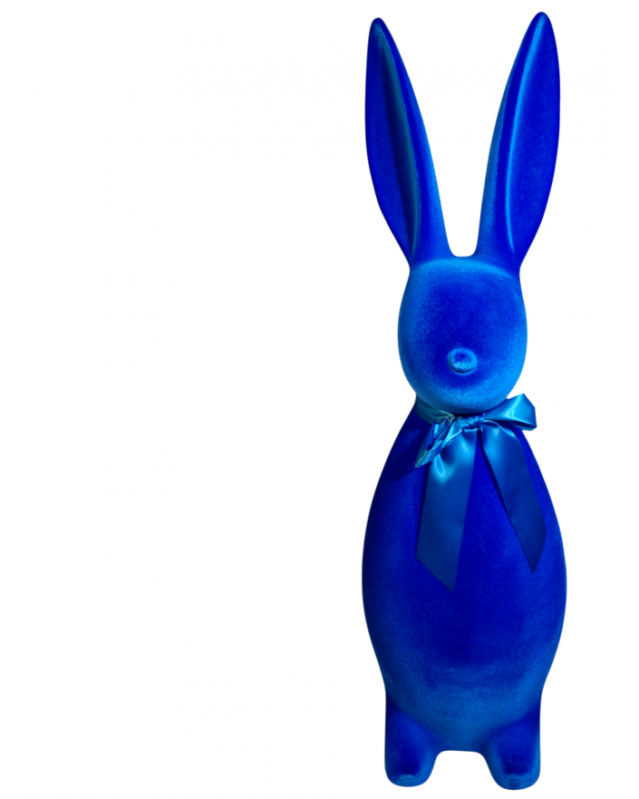 ZAJĄC KRÓLIK FLOKOWANY / WELUR XL model III - chabrowy