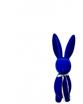 ZAJĄC KRÓLIK FLOKOWANY / WELUR model IIIc - chabrowy