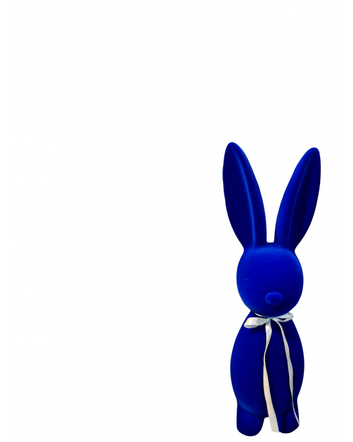 ZAJĄC KRÓLIK FLOKOWANY / WELUR model IIIc - chabrowy