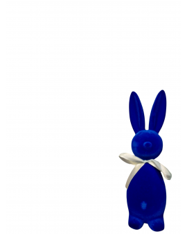 ZAJĄC KRÓLIK FLOKOWANY / WELUR model IIId - fioletowy