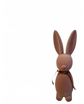 ZAJĄC KRÓLIK FLOKOWANY / WELUR model IIIc - brązowy
