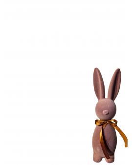 ZAJĄC KRÓLIK FLOKOWANY / WELUR model IIId - brązowy