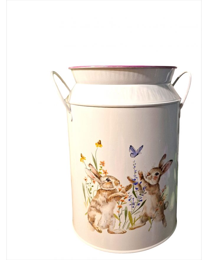 METALOWA DONICZKA - OSŁONKA Z ZAJĄCZKAMI model IV