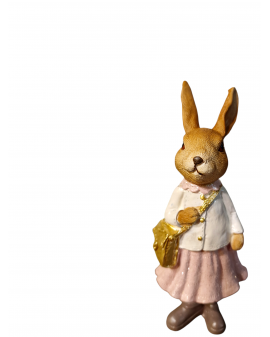 PANI ZAJĄC / KRÓLIK WIELKANOCNY Z TOREBKĄ model I