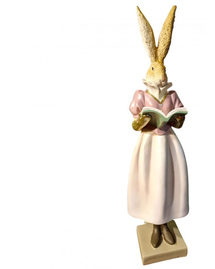 PANI ZAJĄC / KRÓLIK WIELKANOCNY Z KSIĄŻKĄ