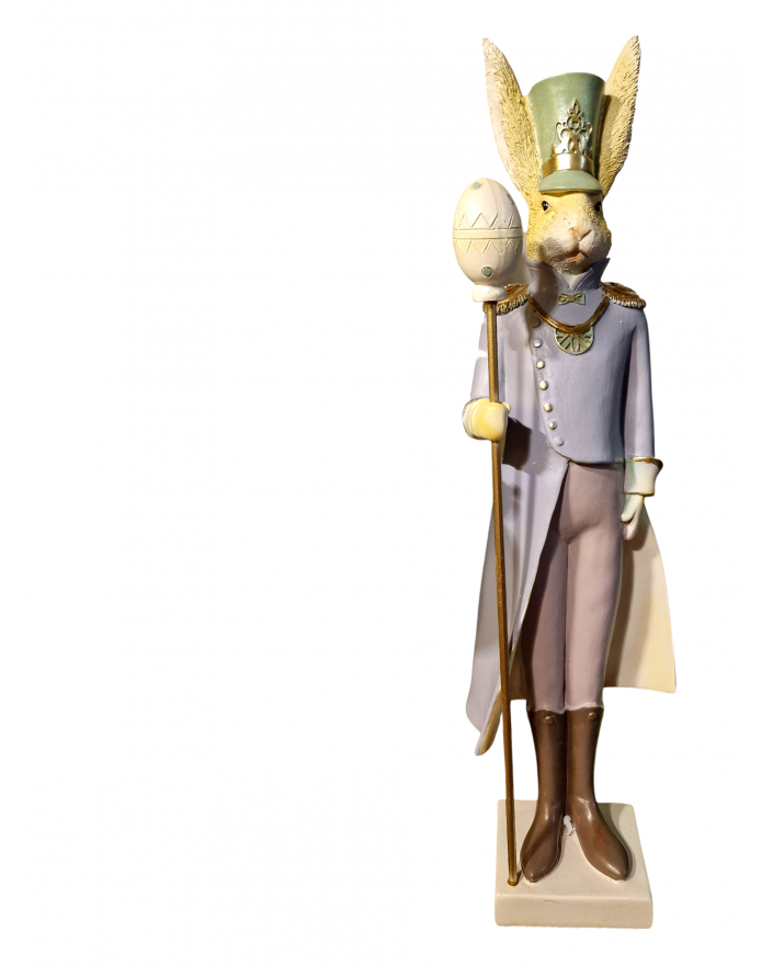 PAN ZAJĄC / KRÓLIK WIELKANOCNY ŻOŁNIERZ Z BERŁEM