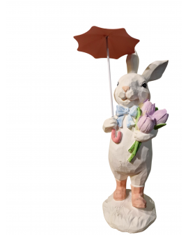 ZAJĄC / KRÓLIK WIELKANOCNY Z PARASOLEM model I