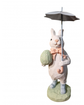 ZAJĄC / KRÓLIK WIELKANOCNY Z PARASOLEM model II