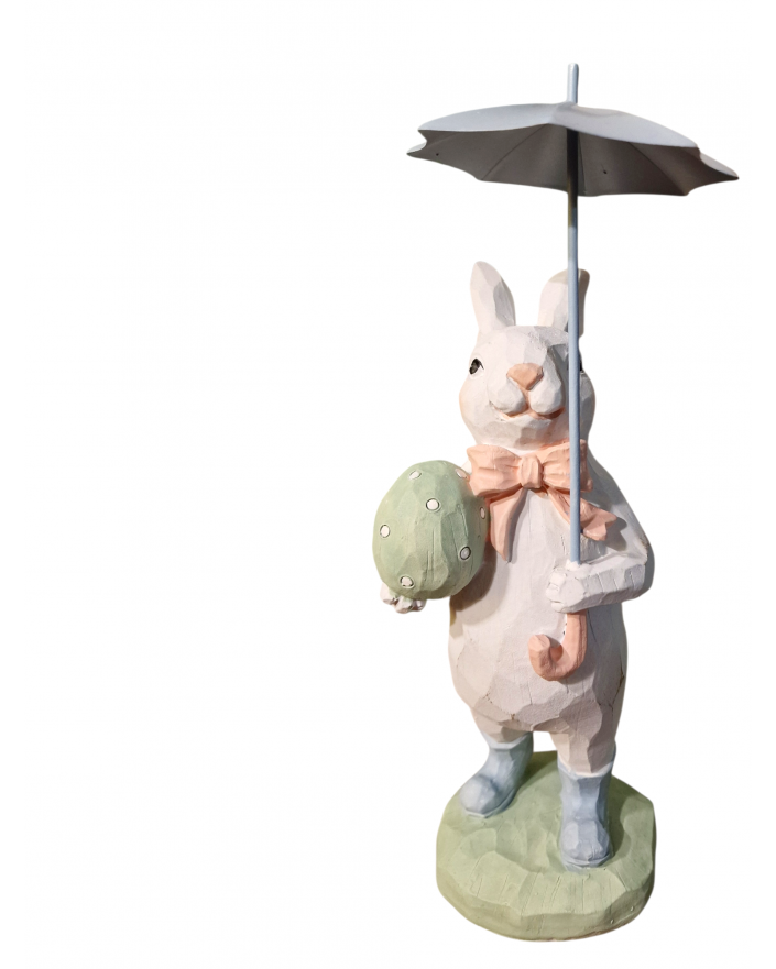 ZAJĄC / KRÓLIK WIELKANOCNY Z PARASOLEM model II