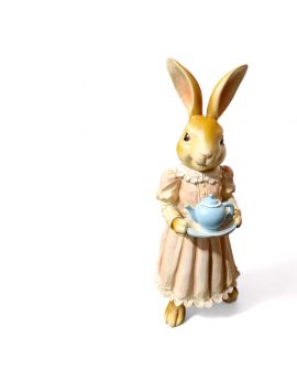ZAJĄC / KRÓLIK WIELKANOCNY z czajniczkiem model I
