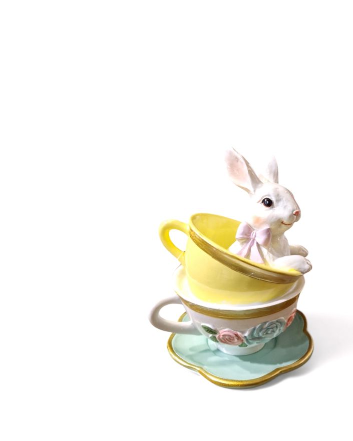 ZAJĄC / KRÓLIK WIELKANOCNY w filiżance model I