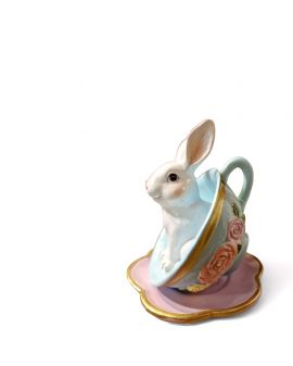 ZAJĄC / KRÓLIK WIELKANOCNY w filiżance model II