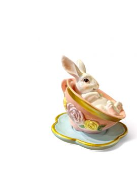 ZAJĄC / KRÓLIK WIELKANOCNY w filiżance model III