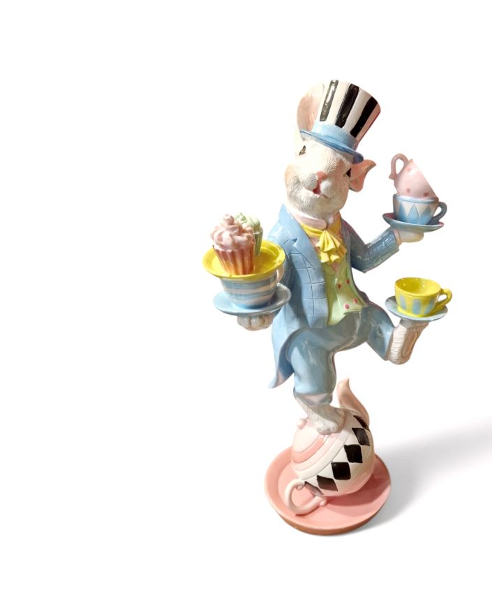 ZAJĄC / KRÓLIK WIELKANOCNY z filiżankami model II