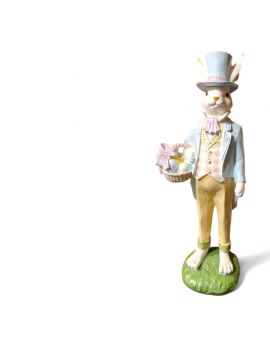 ZAJĄC / KRÓLIK WIELKANOCNY z koszem pisanek model A