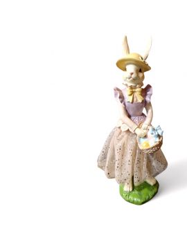 ZAJĄC / KRÓLIK WIELKANOCNY z koszem pisanek model B