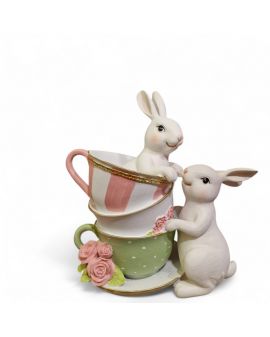 ZAJĄC / KRÓLIK WIELKANOCNY w filiżance model VIII