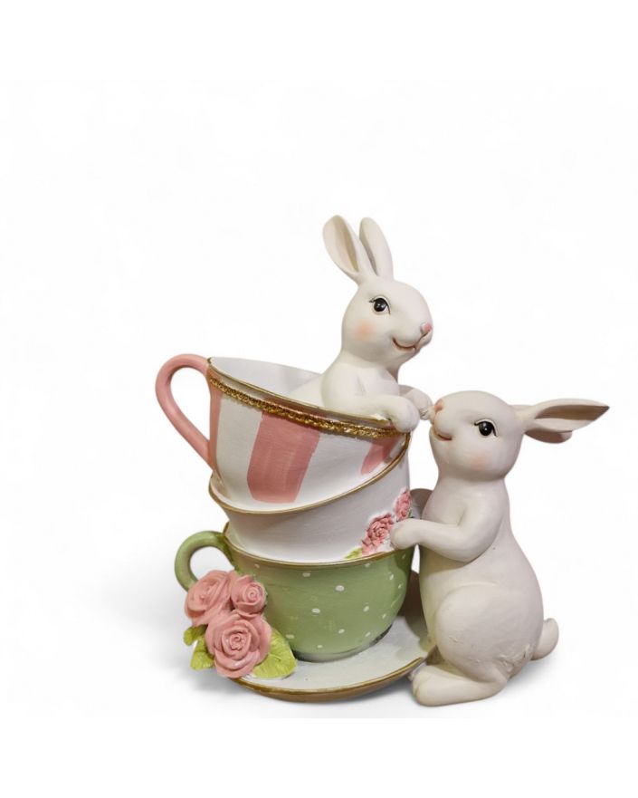 ZAJĄC / KRÓLIK WIELKANOCNY w filiżance model VIII