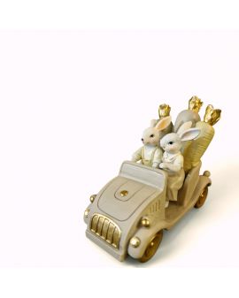 ZAJĄCZKI / KRÓLIKI WIELKANOCNE W AUTKU model III