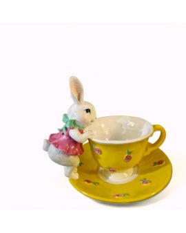 ZAJĄC / KRÓLIK WIELKANOCNY w filiżance model X