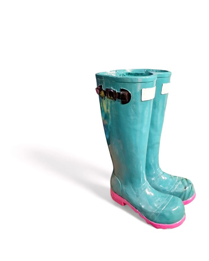 WAZON KALOSZE model I zielono-różowe