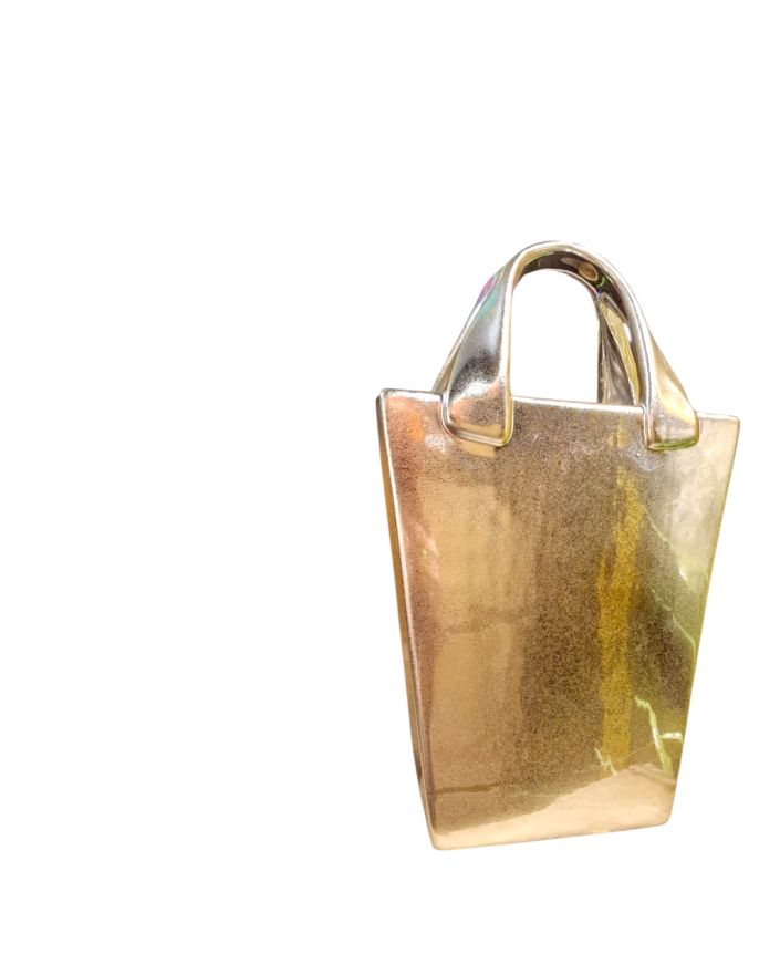 WAZON W KSZTAŁCIE TOREKI model V złota brokatowa