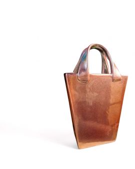 WAZON W KSZTAŁCIE TOREKI model V różowa brokatowa