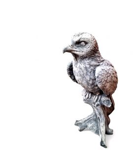 FIGURA BETONOWA - ORZEŁ / JASTRZĄB NA PNIU model III szary