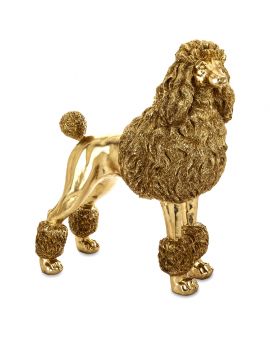 DUŻY STOJĄCY PUDEL XL - ZŁOTY