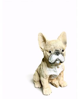 FIGURA DEKORACYJNA - SIEDZĄCY BULDOG FRANCUSKI model V