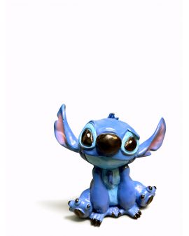 FIGURA DEKORACYJNA - MAŁY SIEDZĄCY STICH (sticz) model II niebieski