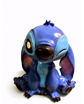 FIGURA DEKORACYJNA - DUŻY SIEDZĄCY STICH (sticz) model I niebieski