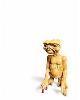 FIGURA DEKORACYJNA - MAŁY STOJĄCY UFOLUDEK UFO E.T.