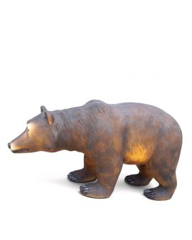 DUŻY STOJĄCY NIEDŹWIEDŹ BRUNATNY - XXL model III